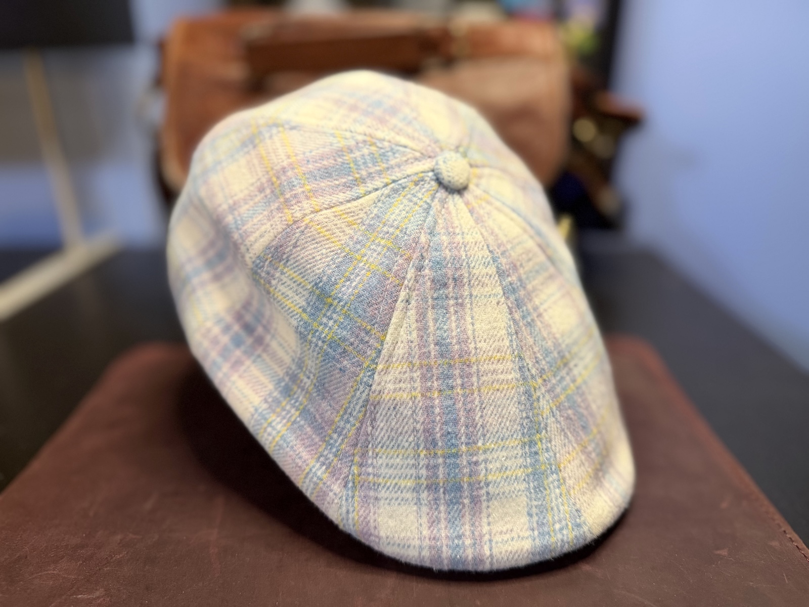 The Boston Scally Cottontail 8-panel flat cap
