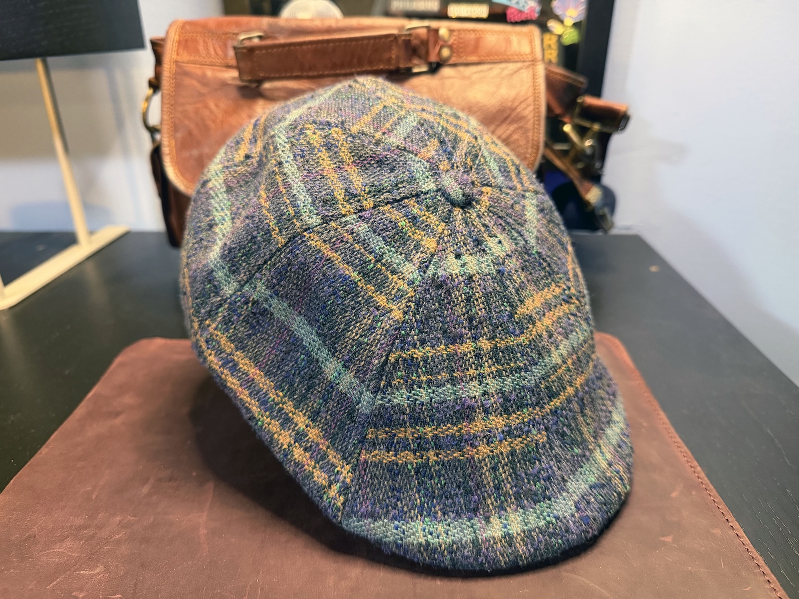 The Boston Scally Easter Rose 8-panel flat cap